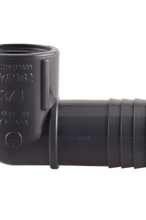 Boshart Industries 1 in. Insert in. X 3/4 in. D FPT Polypropylene 3 in. 90 Degree Reducing Elbow 1 p Premium