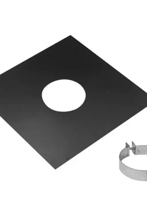 Don't Miss Out DuraVent 4 in. Steel Stove Pipe Ceiling Support Kit, Pack of 2