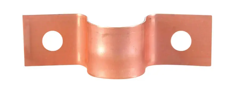 Final Sale Sioux Chief 3/8 in. Copper Plated Copper Tube Strap