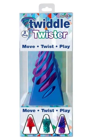 Zorbitz Twiddle Twister Toy Assorted 2 pc, Pack of 12 Genuine