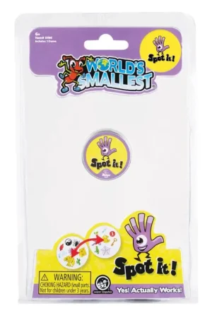 World's Smallest Spot It Card Game Multicolored Low Price