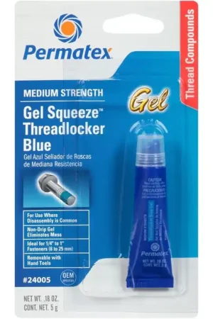 Permatex Medium Strength Threadlocker Gel 5 gm Shop Now