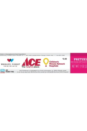 World's Finest Chocolate Pretzel Chocolate Bar 1.1 oz, Pack of 60 Sale