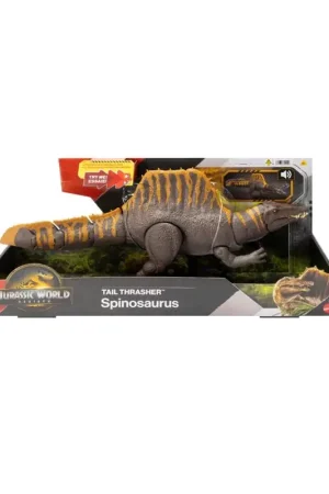 Jurassic World Rebirth Tail Thrasher Spinosaurus Dinosaur Toy Latest