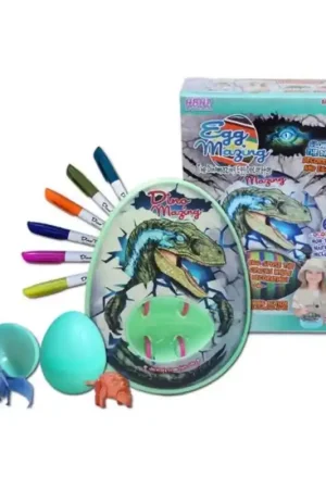 Hey Buddy Hey Pal Eggmazing Dinosaur Egg Decorator Multicolored 9 pc Best Choice