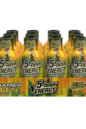 5-hour Energy Ultimate Citrus Sugar Free Citrus Lime Energy Shot 1.93 fl. oz., Pack of 12 Best Price