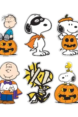 Peanuts Halloween Clings Window Decor, Pack of 24 Don't Miss Out