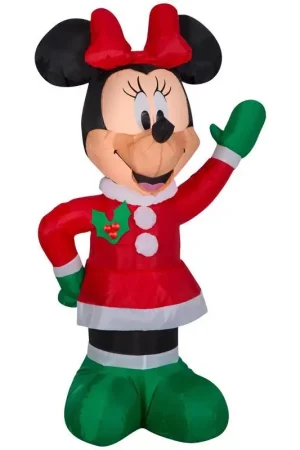 Special Offer Disney Airblown LED Minnie in Winter Outfit 4 ft. Inflatable