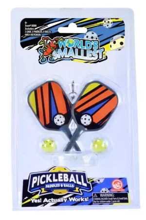 World's Smallest Pickleball Multicolored Brand New