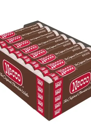 Necco Chocolate Candy Wafers 2 oz, Pack of 24 Super Sale