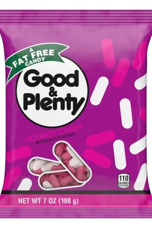 Good & Plenty Licorice Candy 7 oz, Pack of 12 Last Chance