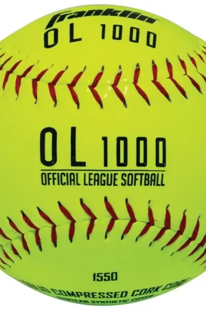 Factory Price Franklin Yellow Synthetic Softballs 12 in. 1 pk, Pack of 12