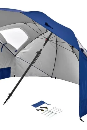 Sport-Brella Blue 96 in. D Compact Umbrella Bargain