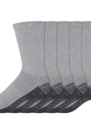 Best Price Dickies Dri-Tech Men's 6-12 Crew Socks Gray, Pack of 2