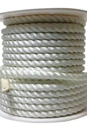 High Quality Wellington 5/8 in. D X 140 ft. L White Twisted Nylon Rope