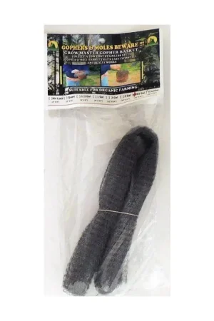 Discount Grow Master 24 in. W Gray Stainless Steel Gopher Wire Basket
