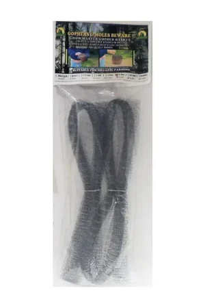 Grow Master 16 in. W Gray Stainless Steel Gopher Wire Basket Budget