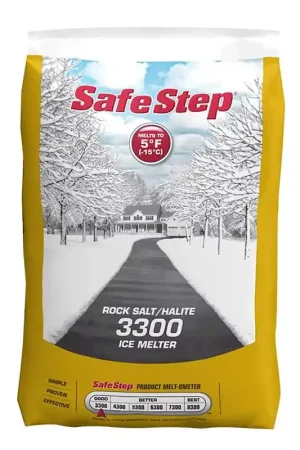 Reduced Price Safe Step 3300 Sodium Chloride Crystal Halite/Rock Salt Ice Melt 50 lb