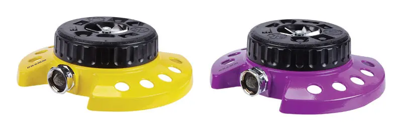 Dramm ColorStorm Metal Sled Base 9-Pattern Turret Sprinkler 575 sq ft 1 pk Seasonal Sale