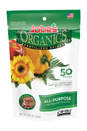 Grab Now Jobe's Organic Spikes All Purpose Plant Food 50 pk