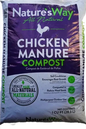 Nature's Way Chicken Manure 1 cu ft 28.3 L Best Choice