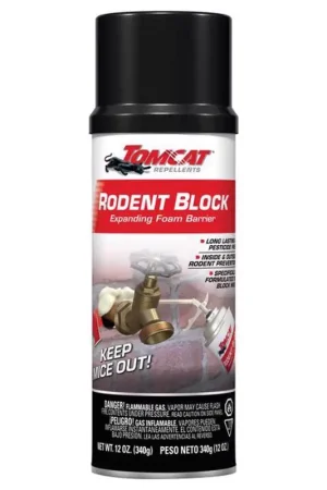 Shop Now Tomcat Rodent Block Toxic Bitrex Exclusion Sealant Foam For Mice 12 oz 1 pk