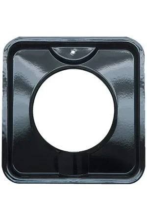 Popular Range Kleen Porcelain Drip Pan 7-3/4 in. W X 7-3/4 in. L