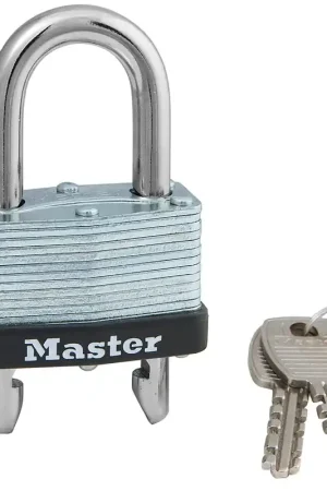 Markdown Master Lock 1-3/32 in. H X 1-1/32 in. W X 1-3/4 in. L Laminated Steel Warded Locking Warded Padlock