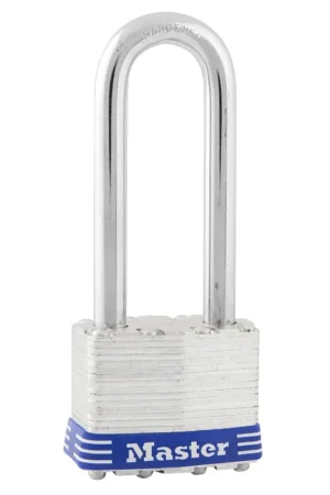 Clearance Master Lock 1-3/4 in. W Laminated Steel Ball Bearing Locking Exterior Padlock