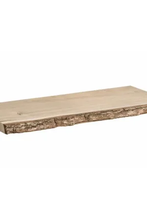 Direct From Factory Dolle Lite Nature 0.98 in. H X 23.6 in. W X 7.9 in. D Brown Wood Shelf Board, Pack of 2