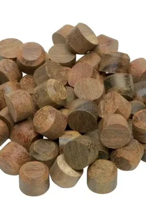 Budget Starborn Pro Plug Round Wood Dowel 5/16 in. D X 0.25 in. L 100 pk Brown