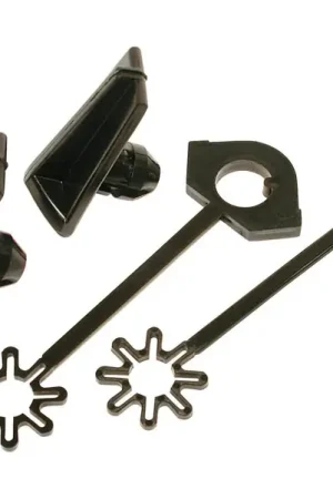 Dial 3/4 in. H X 4-3/4 in. W Black Polypropylene Corner Wire Latch Best Seller