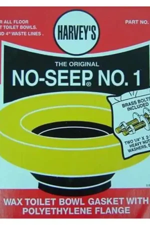 Harvey's No-Seep No. 1 Wax Ring Kit Multicolored Polyethylene/Wax New Release