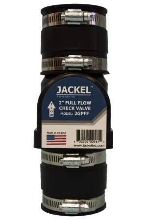 Same Day Shipping Jackel 2 in. D X 2 in. D PVC Sewage Check Valve