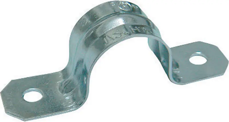 Buy Online Sigma Engineered Solutions ProConnex 1/2 in. D Zinc-Plated Steel 2 Hole Strap 100 pk