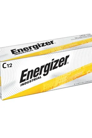 Energizer Industrial C Alkaline Batteries 12 pk Boxed Best Seller