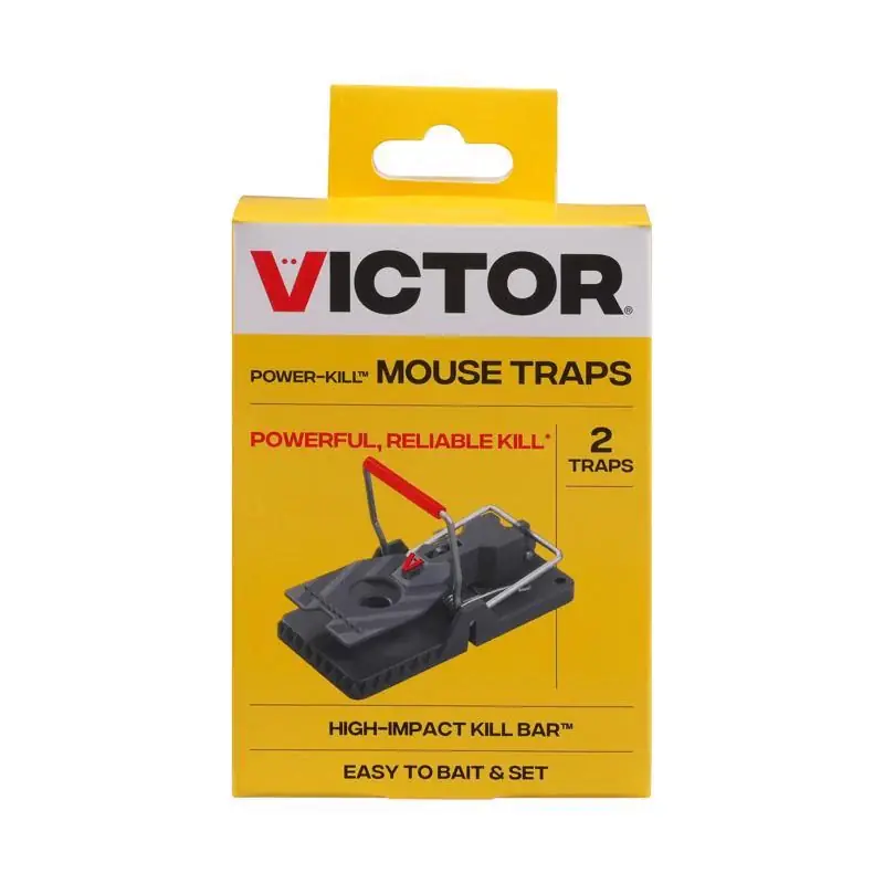 Super Sale Victor Power-Kill Small Snap Trap For Mice 2 pk