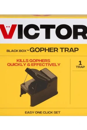Victor Black Box Small Choker Loop Animal Trap For Gophers 1 pk New Release
