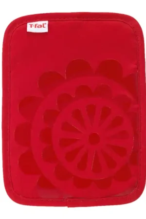 T-Fal Red Medallion Cotton Pot Holder, Pack of 6 In Demand