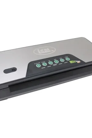 Clearance LEM MaxVacGo Black/Silver Food Vacuum Sealer