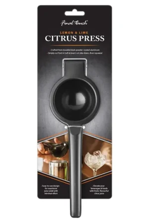 Special Discount Final Touch Black Die Cast Aluminum 3 oz Citrus Juicer