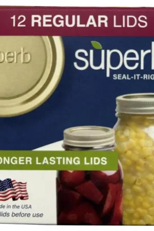 Superb Regular Mouth Canning Lid 12 pk, Pack of 24 Hot Picks