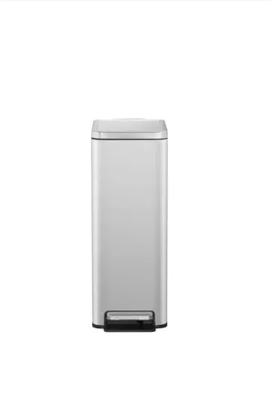 EKO Stella 11.9 gal Silver Stainless Steel Stella Slim Trash Can Best Choice