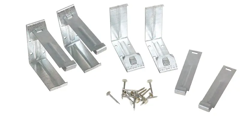 Amerimax 1.5 in. H X 4 in. W X 5.5 in. L Metallic Galvanized Steel K Fascia Bracket, Pack of 12 New Release