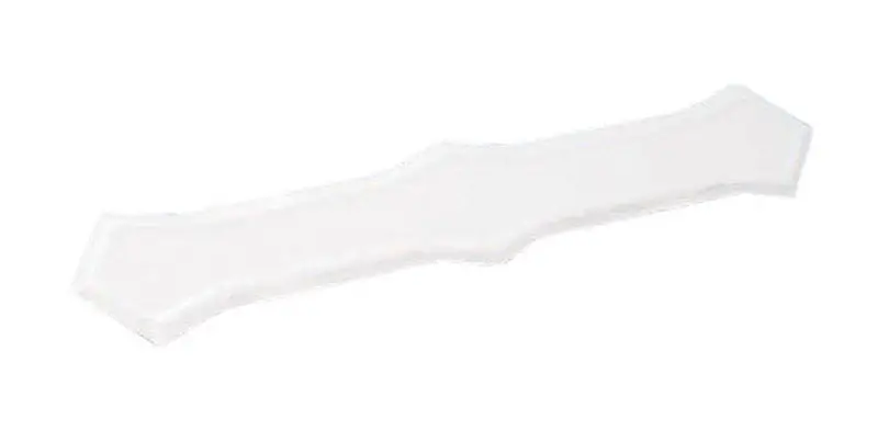 Amerimax 0.25 in. H X 2 in. W X 13 in. L White Galvanized Steel K Downspout Band, Pack of 50 Buy Online