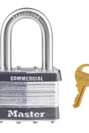 Master Lock 1-1/2 in. H X 7/8 in. W X 2 in. L Steel 4-Pin Cylinder Exterior Padlock, Pack of 6 Deal