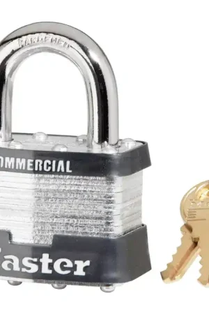 Discount Master Lock 1-1/2 in. H X 2 in. W X 7/8 in. L Steel Double Locking Exterior Padlock, Pack of 6