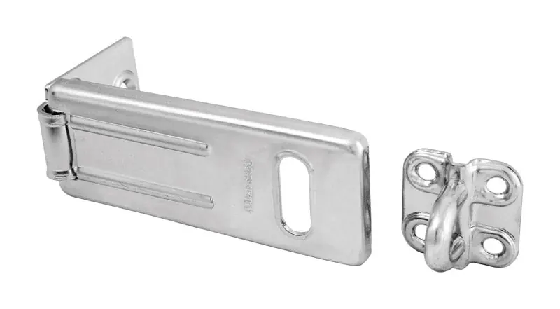 Limited Offer Master Lock Zinc-Plated Hardened Steel 3-1/2 in. L Hasp 1 pk