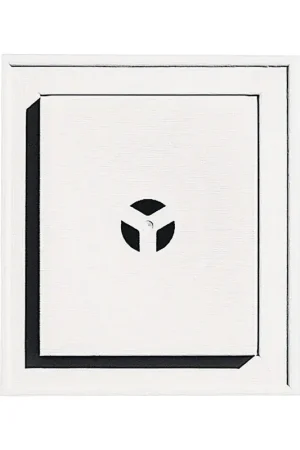 Certified Builders Edge 12-1/8 in. H X 8 in. W X 1-5/8 in. L Prefinished White Vinyl Mounting Block