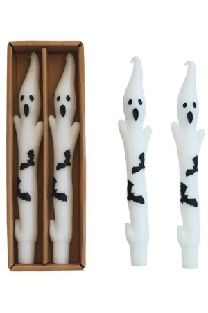 Buy Direct Creative Co-Op 10 in. Ghost Taper Candle, Pack of 4